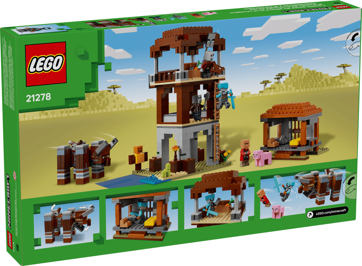 LEGO Minecraft De Plunderaar Buitenpost en Verwoester - 21278