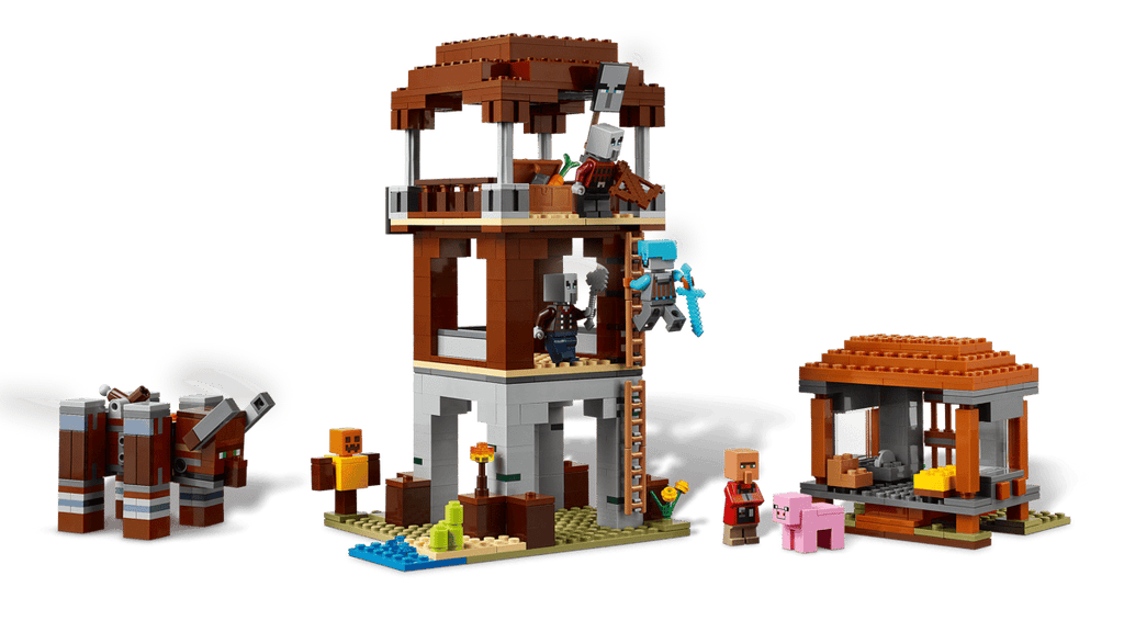 LEGO Minecraft De Plunderaar Buitenpost en Verwoester - 21278