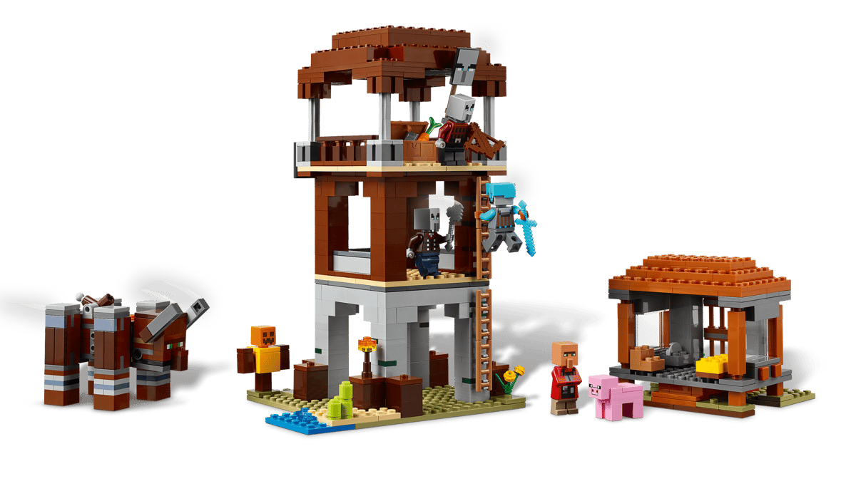 LEGO Minecraft De Plunderaar Buitenpost en Verwoester - 21278