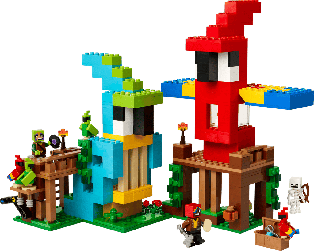 LEGO Minecraft De Papegaaienhuizen - 21282