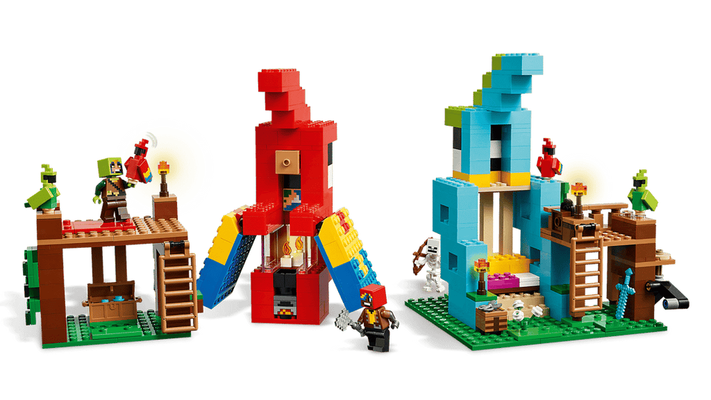 LEGO Minecraft De Papegaaienhuizen - 21282