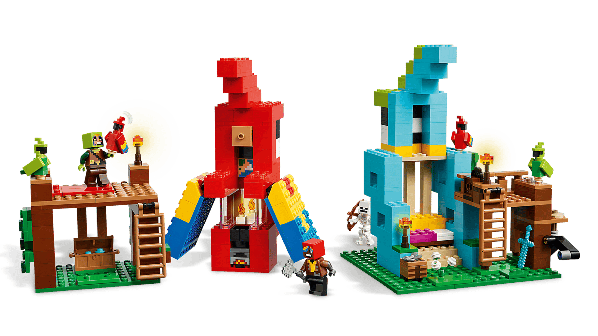 LEGO Minecraft De Papegaaienhuizen - 21282