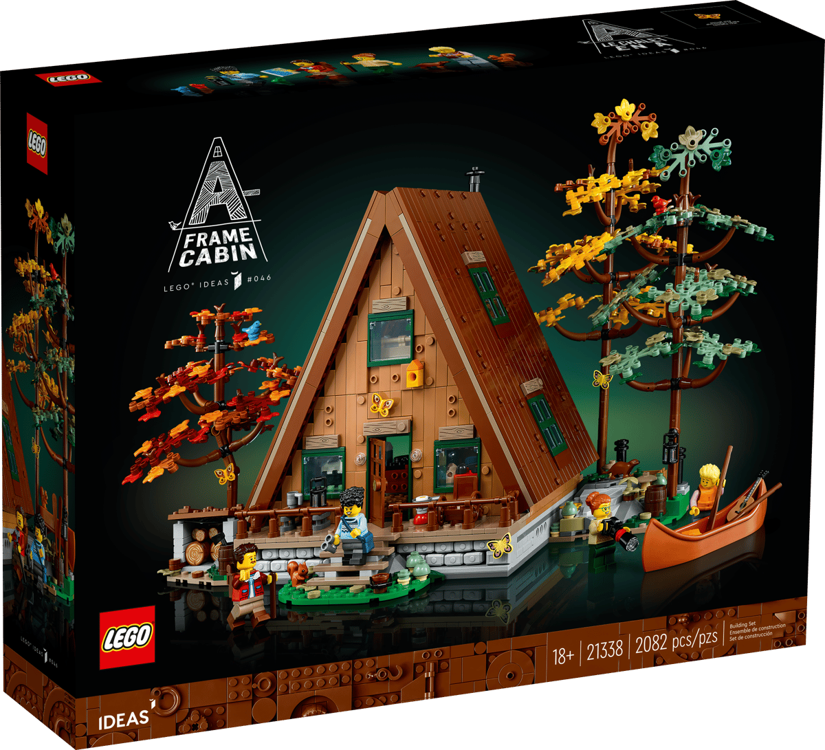 LEGO Ideas A-Frame Boshut - 21338