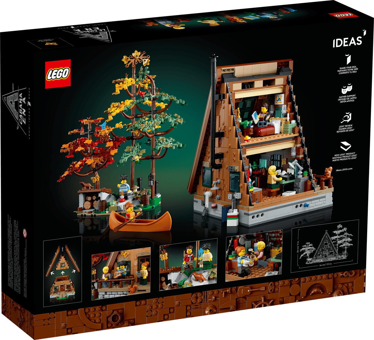 LEGO Ideas A-Frame Boshut - 21338