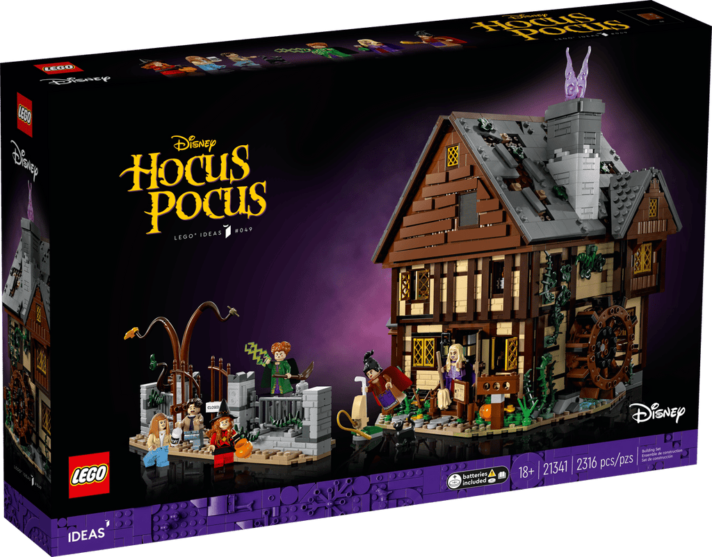 LEGO Ideas Disney Hocus Pocus: het huisje van de Sanderson-zussen - 21341