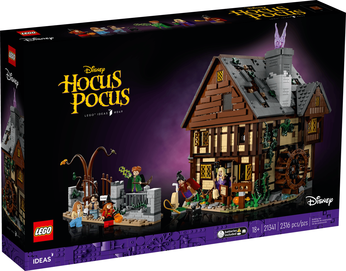 LEGO Ideas Disney Hocus Pocus: het huisje van de Sanderson-zussen - 21341