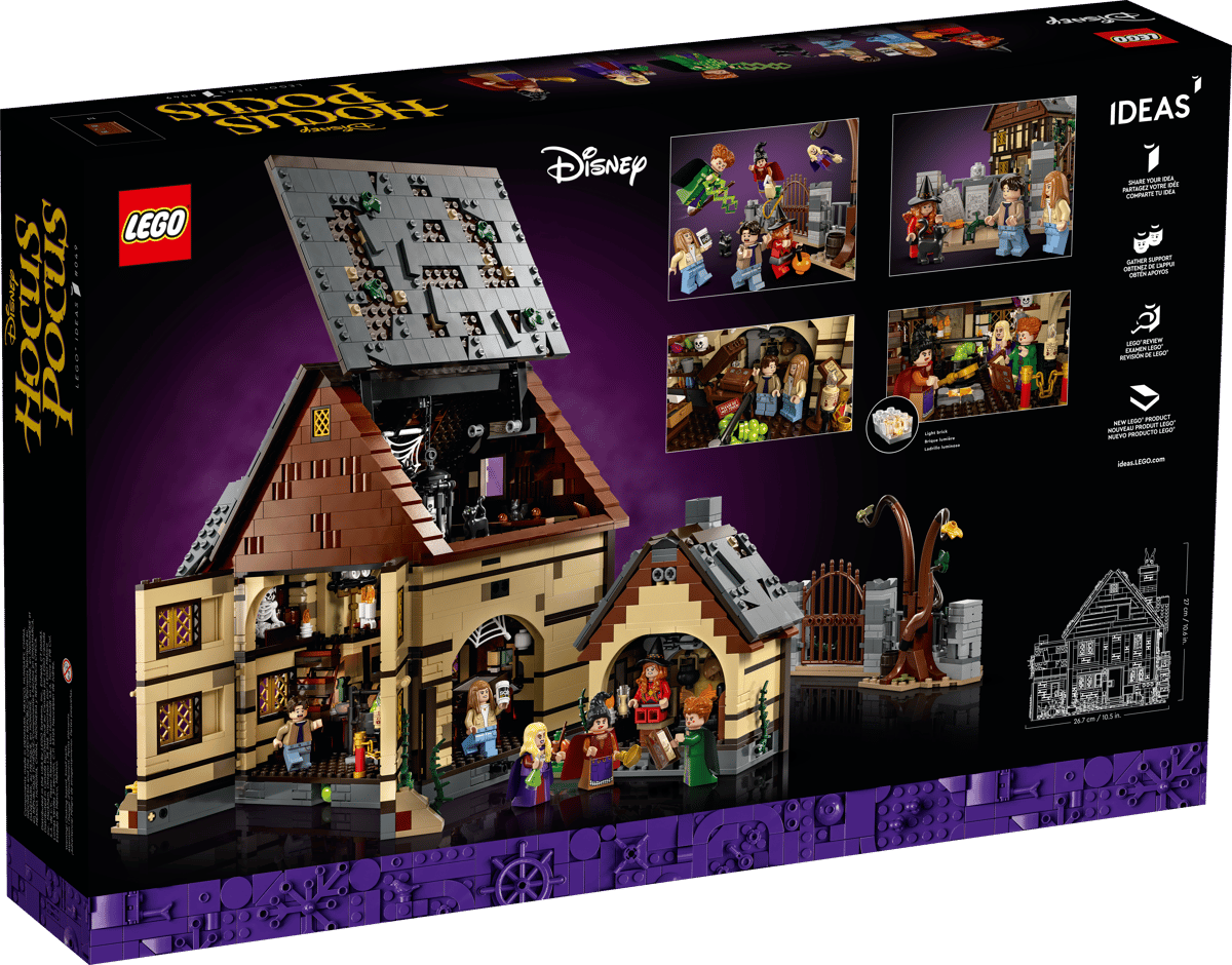 LEGO Ideas Disney Hocus Pocus: het huisje van de Sanderson-zussen - 21341