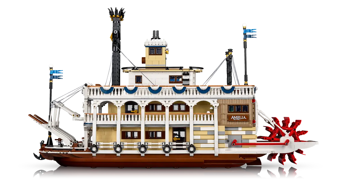 LEGO Ideas Stoomboot - 21356