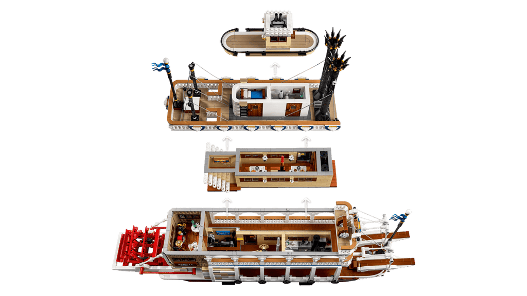 LEGO Ideas Stoomboot - 21356