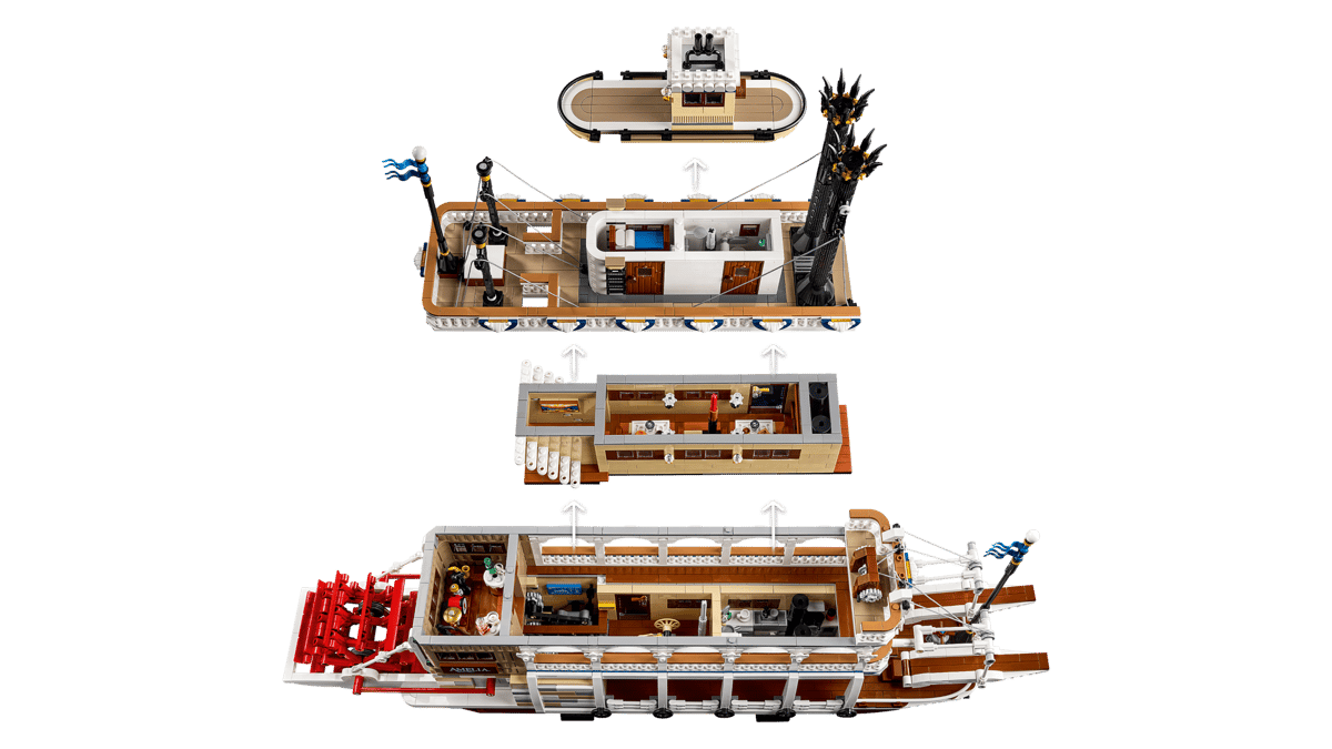 LEGO Ideas Stoomboot - 21356
