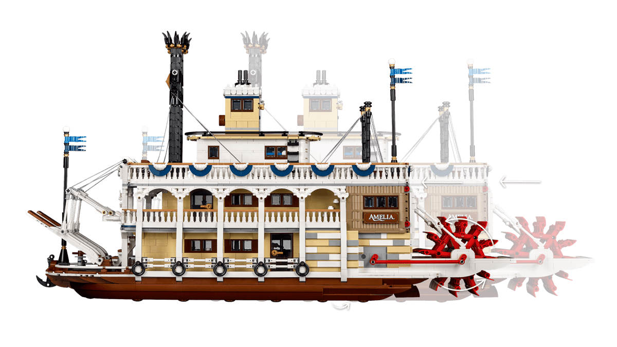 LEGO Ideas Stoomboot - 21356