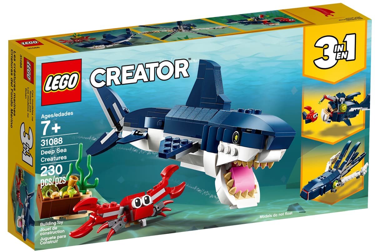 LEGO Creator 3-in-1 Diepzeewezens - 31088