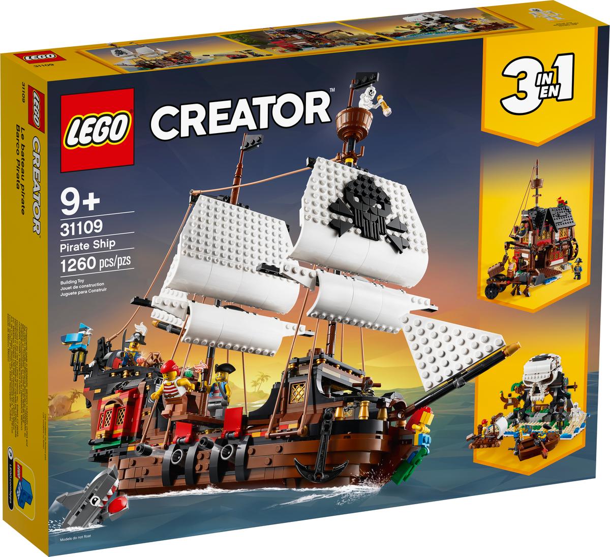 LEGO Creator 3-in-1 Piratenschip - 31109