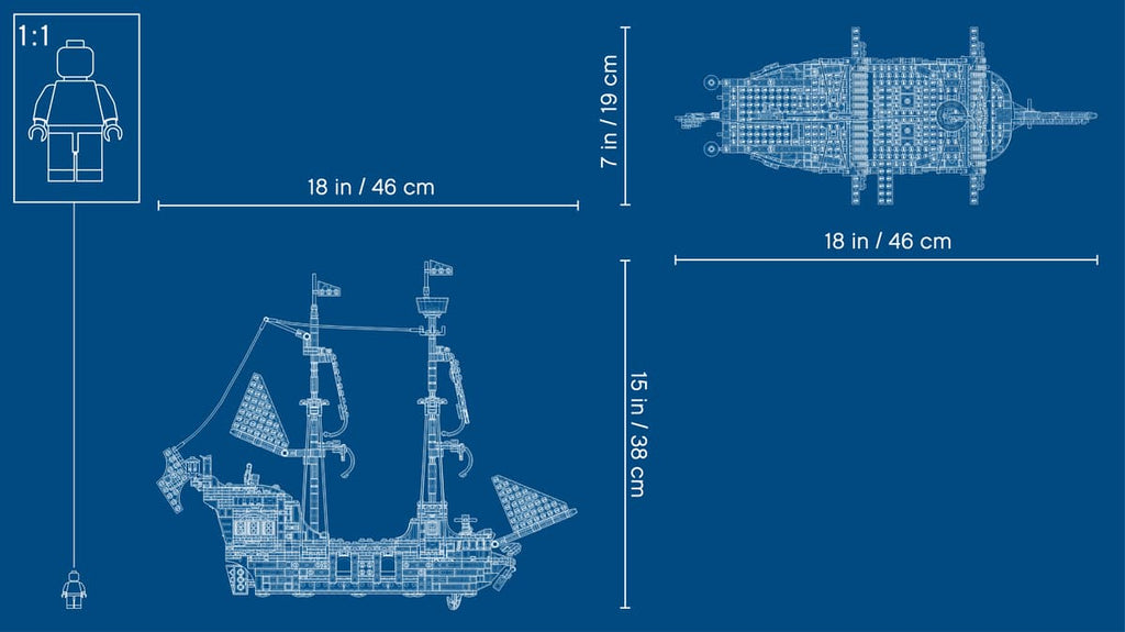 LEGO Creator 3-in-1 Piratenschip - 31109