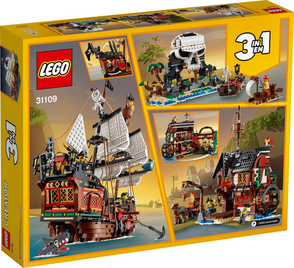 LEGO Creator 3-in-1 Piratenschip - 31109
