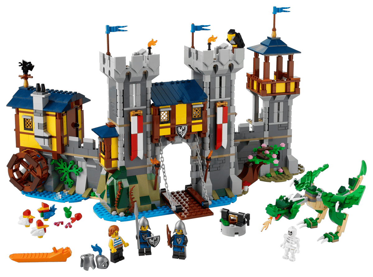 LEGO Creator 3-in-1 Middeleeuws Kasteel - 31120