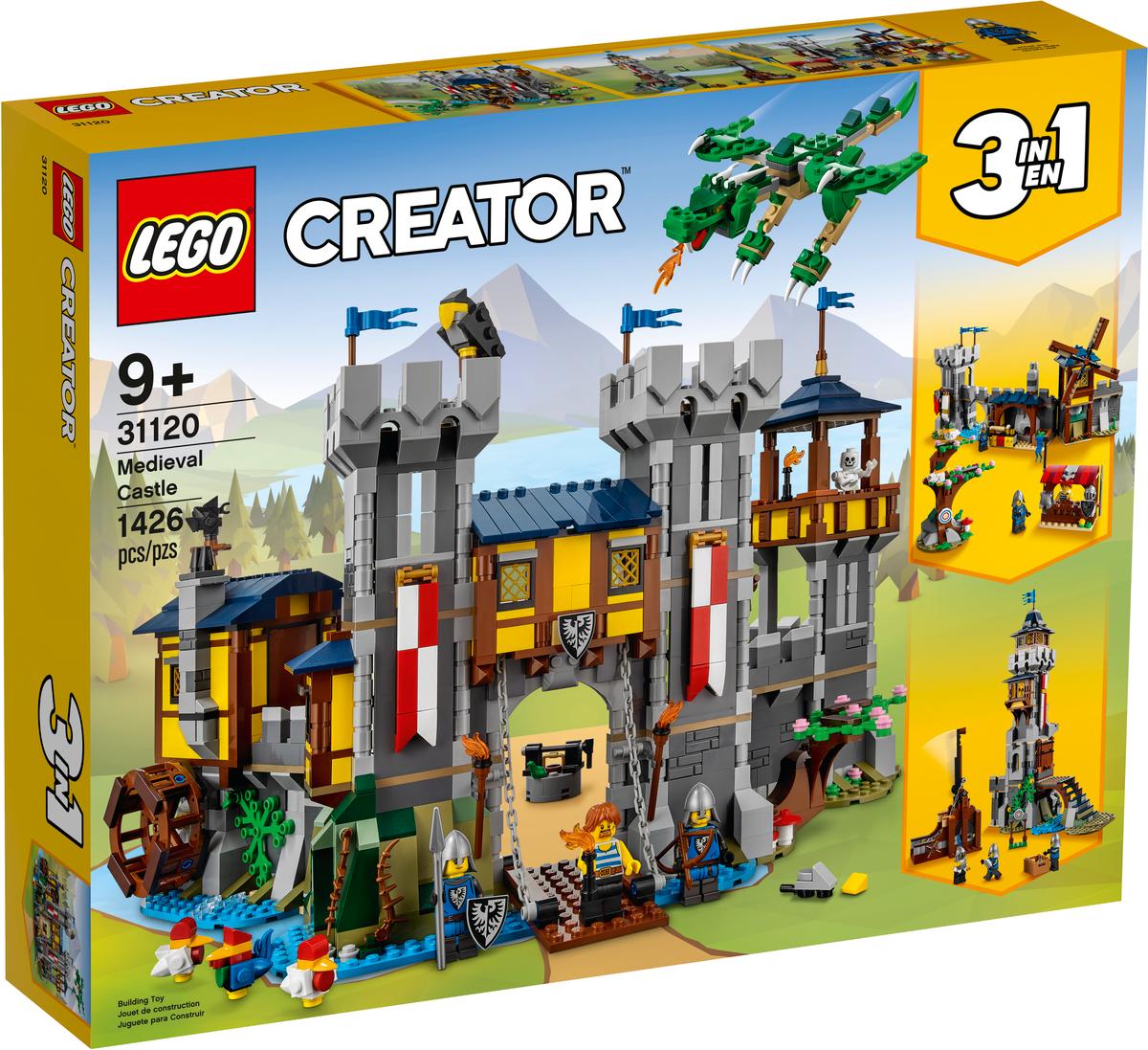 LEGO Creator 3-in-1 Middeleeuws Kasteel - 31120