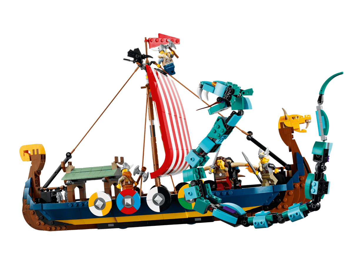 LEGO Creator 3-in-1 Vikingschip en de Midgaardslang - 31132
