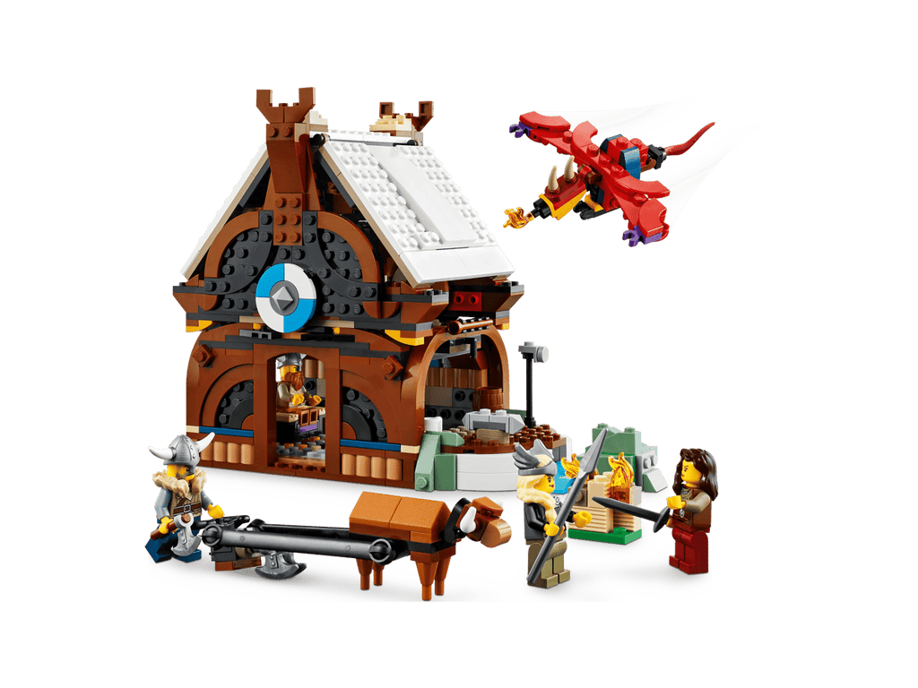 LEGO Creator 3-in-1 Vikingschip en de Midgaardslang - 31132