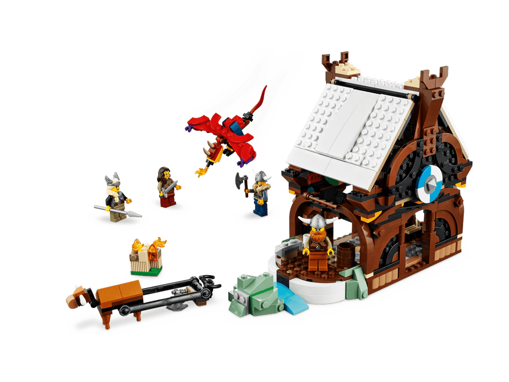 LEGO Creator 3-in-1 Vikingschip en de Midgaardslang - 31132