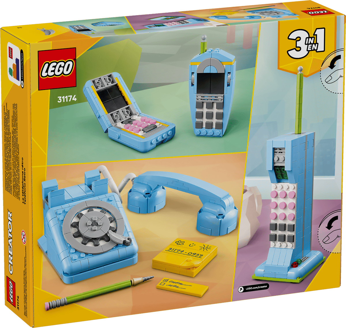 LEGO Creator 3-in-1 Retro telefoon - 31174