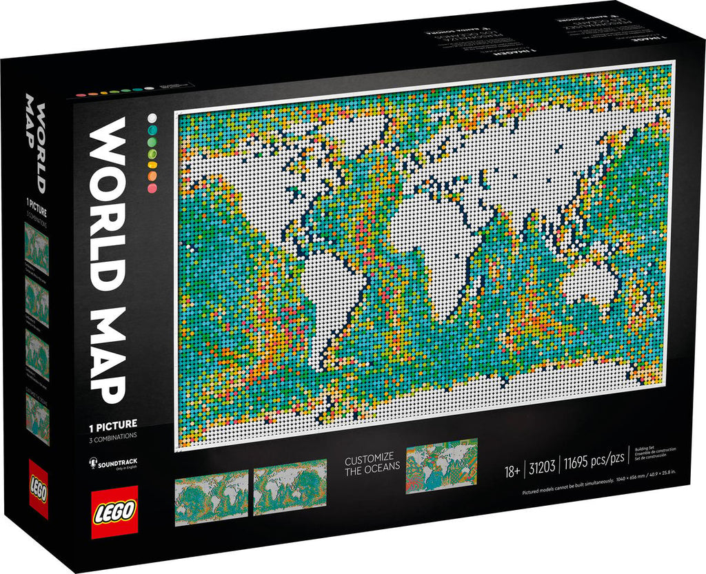 LEGO Art Wereldkaart - 31203