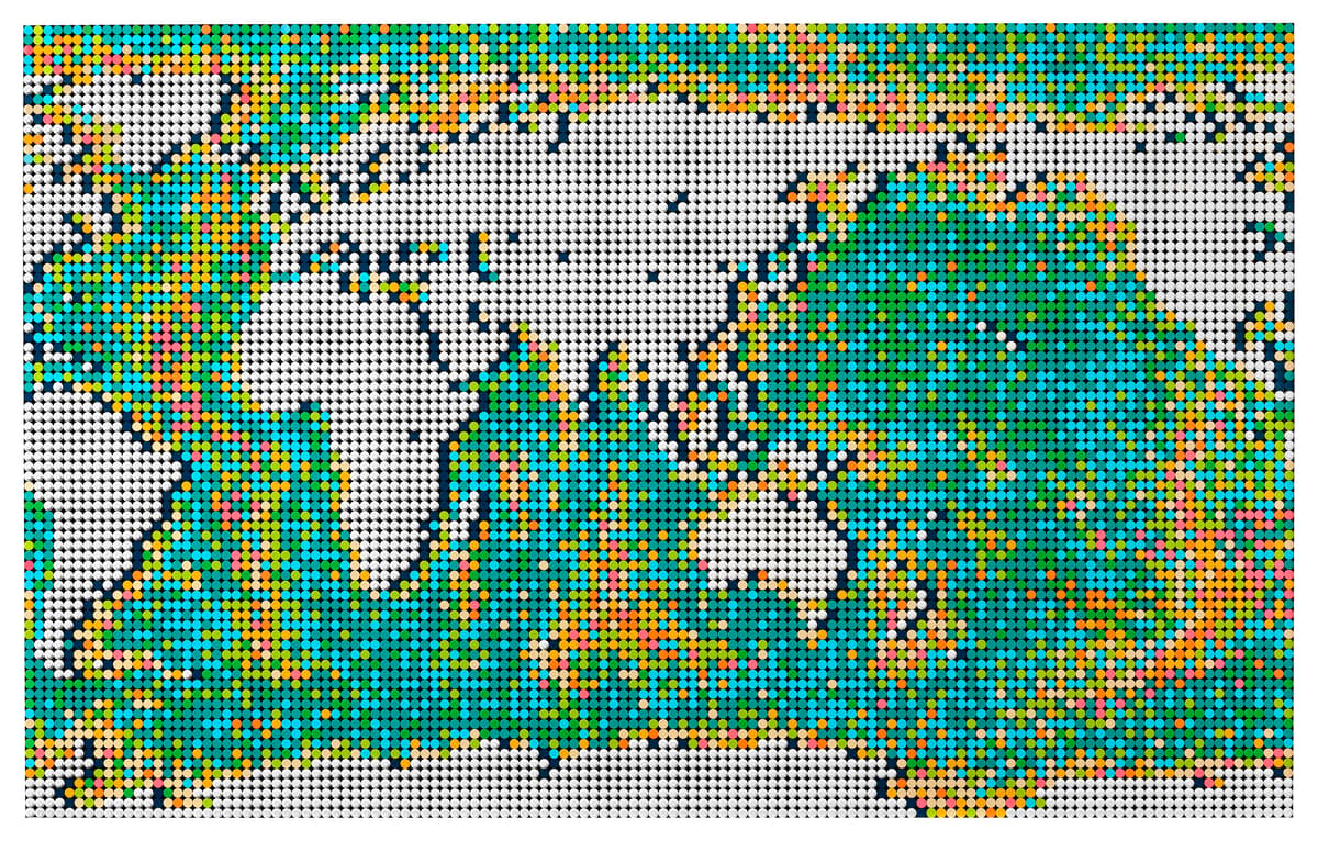 LEGO Art Wereldkaart - 31203