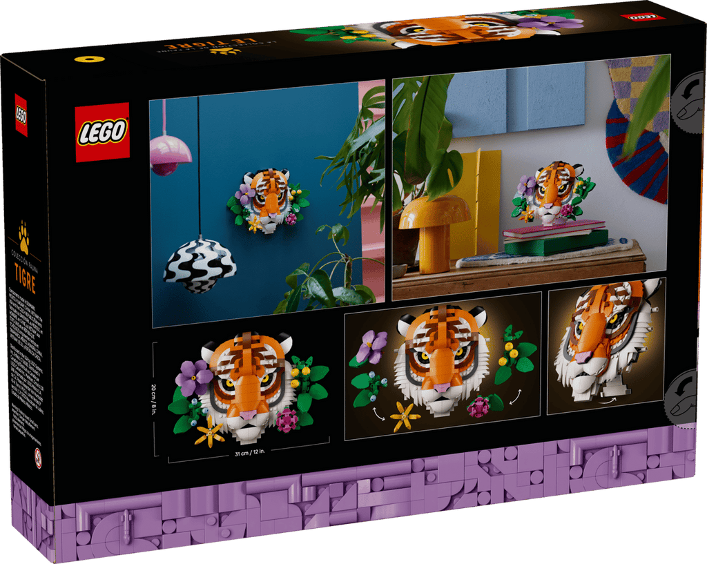 LEGO Art De Faunacollectie – Tijger - 31217