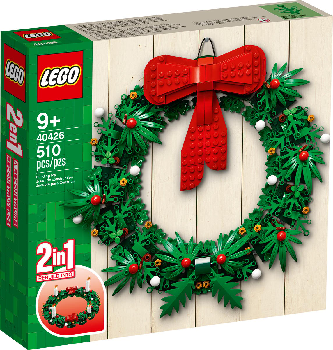 LEGO Kerstkrans 2-in-1 - 40426