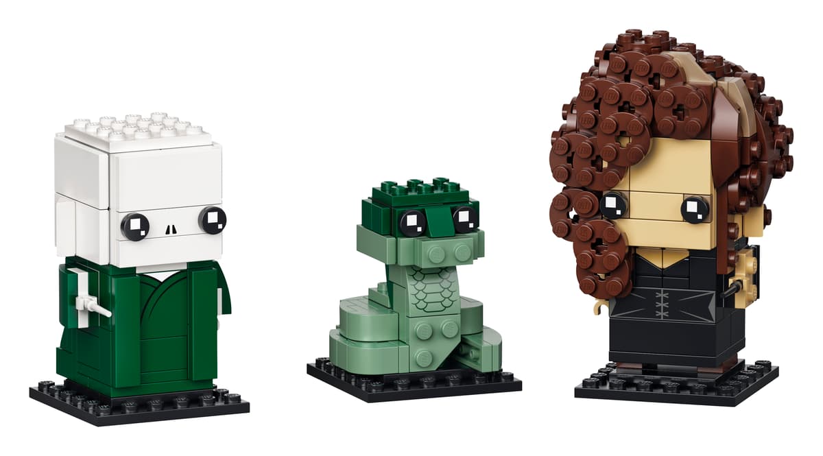 LEGO Harry Potter Brickheadz Voldemort, Nagini & Bellatrix - 40496
