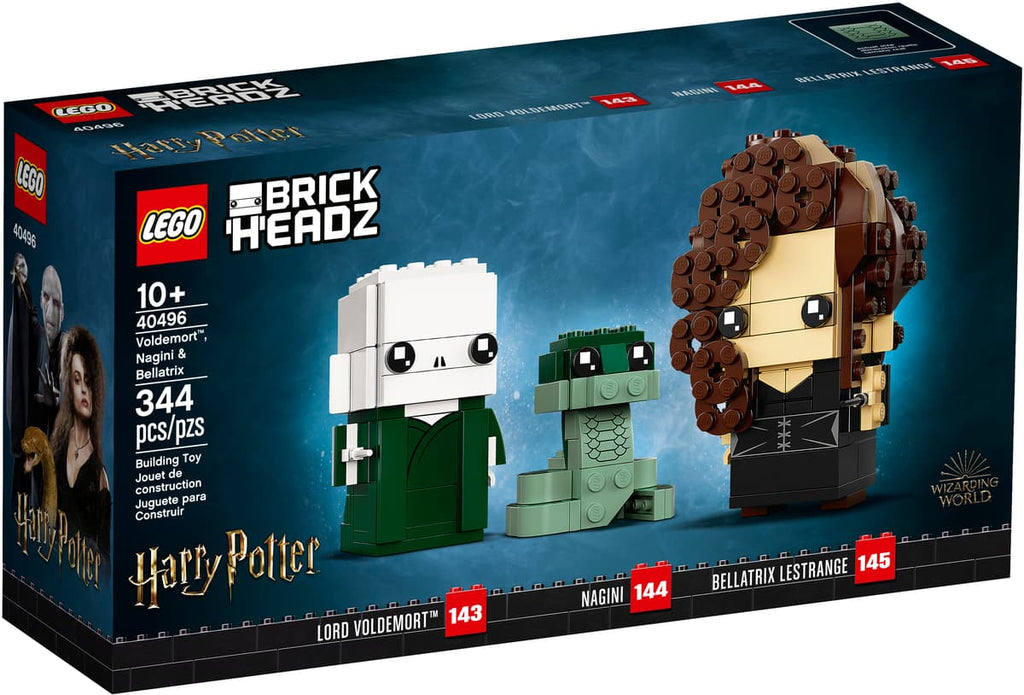LEGO Harry Potter Brickheadz Voldemort, Nagini & Bellatrix - 40496