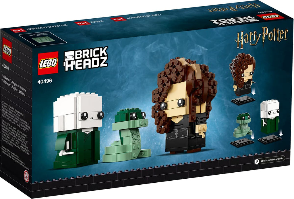 LEGO Harry Potter Brickheadz Voldemort, Nagini & Bellatrix - 40496
