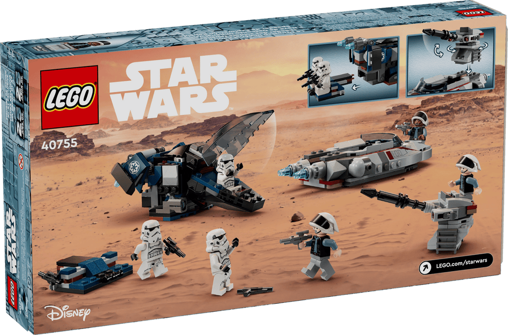 LEGO Star Wars Imperial Dropship vs. Rebel Scout Speeder - 40755