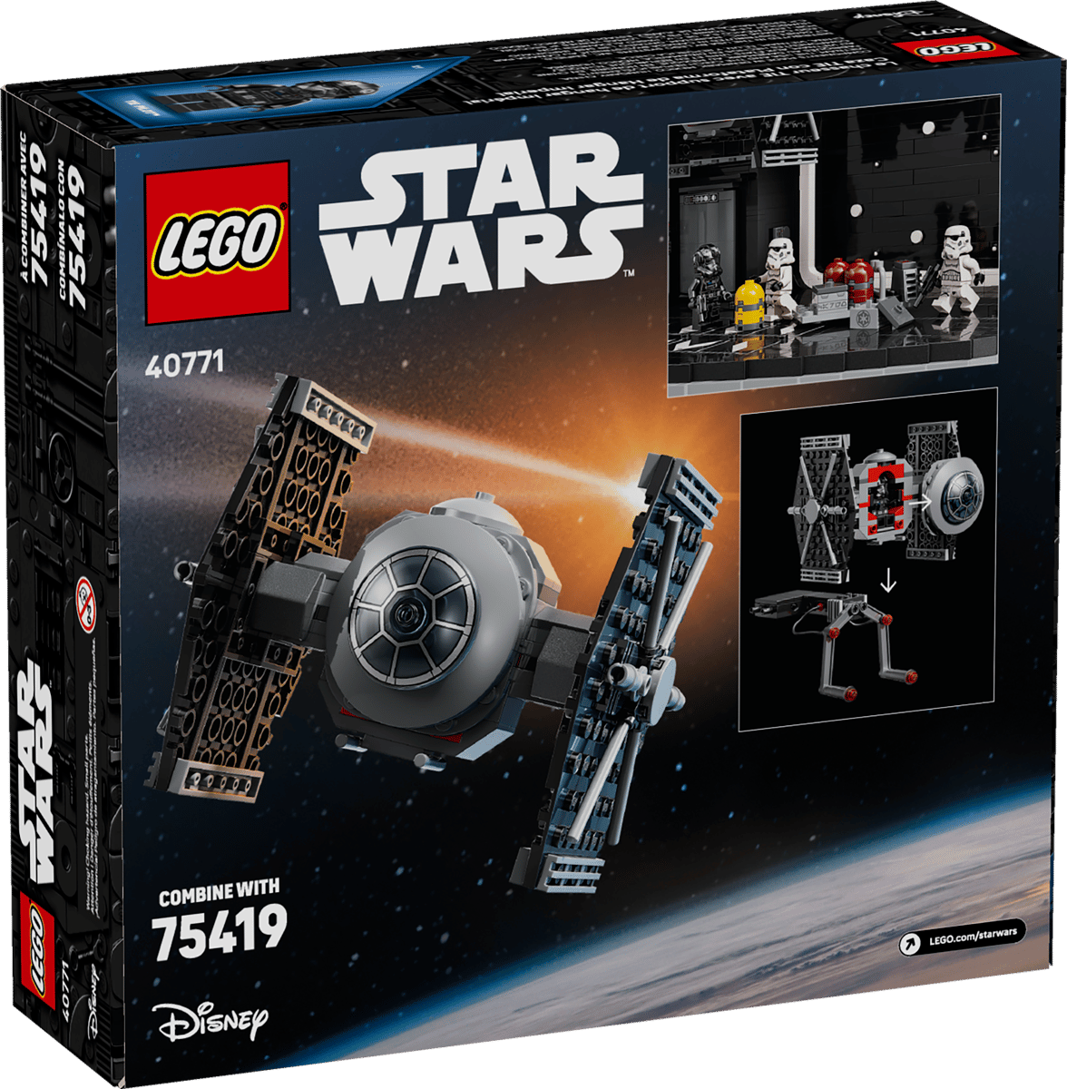 LEGO Star Wars TIE Fighter met hangarbevestiging - 40771