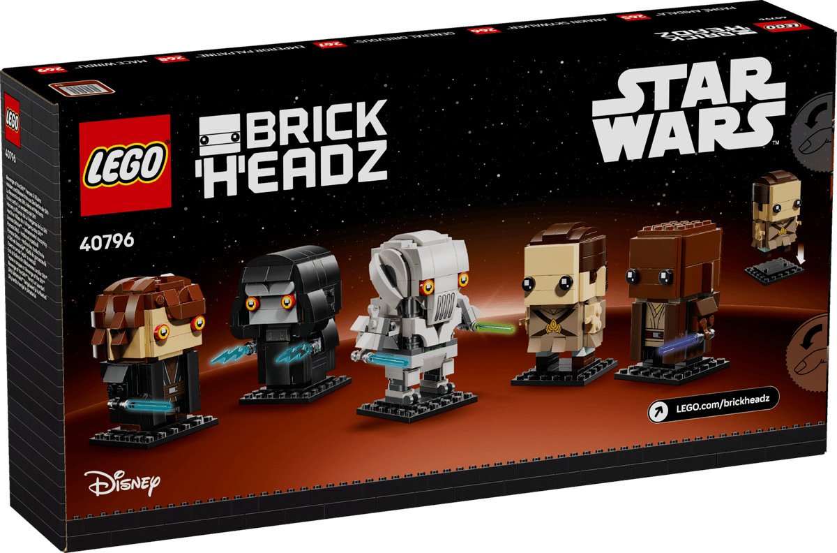 LEGO BrickHeadz Revenge of the Sith helden en schurken - 40796