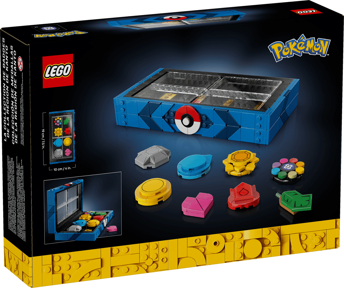 LEGO Pokémon Collectie Kanto-regio-badges - 40892