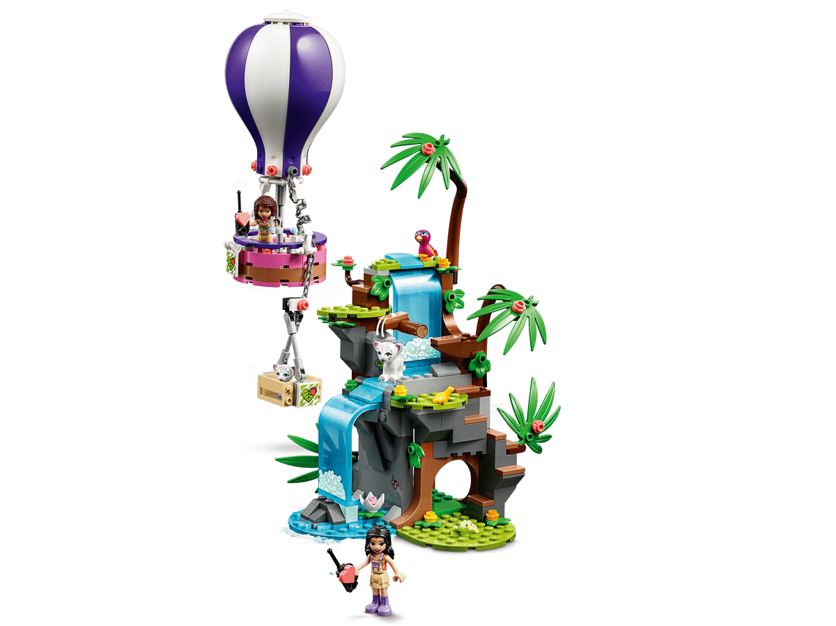 LEGO Friends Tijger reddingsactie met luchtballon in jungle - 41423