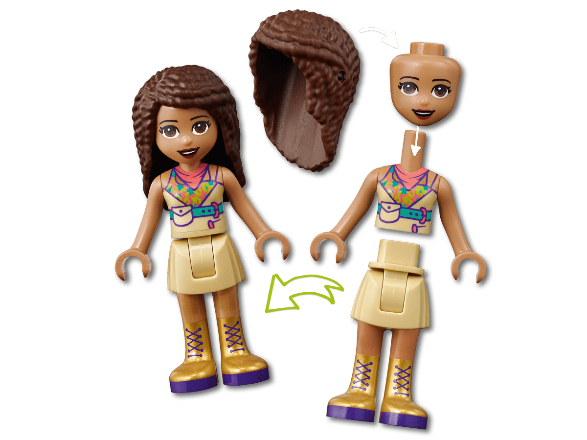 LEGO Friends Tijger reddingsactie met luchtballon in jungle - 41423