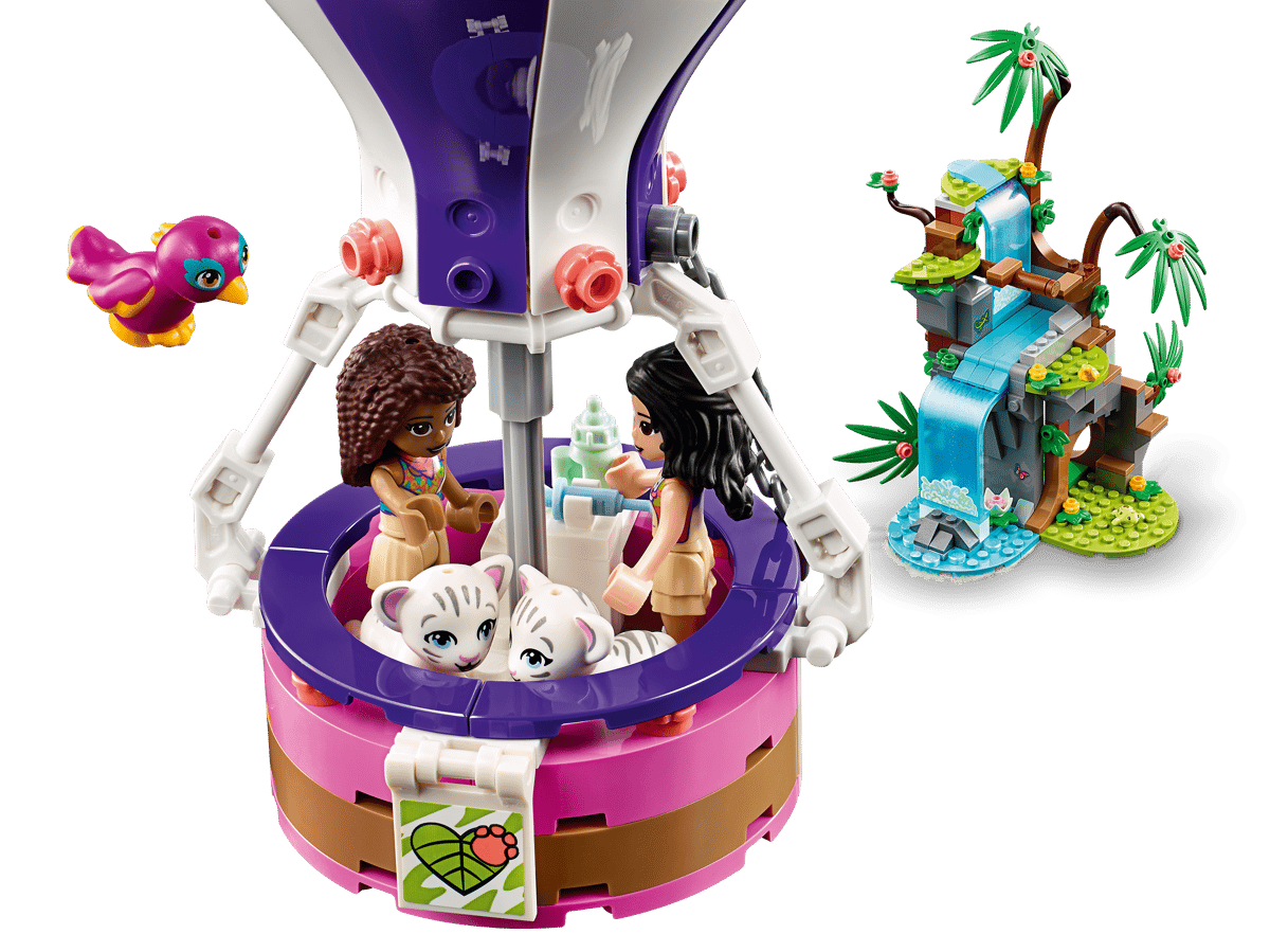 LEGO Friends Tijger reddingsactie met luchtballon in jungle - 41423