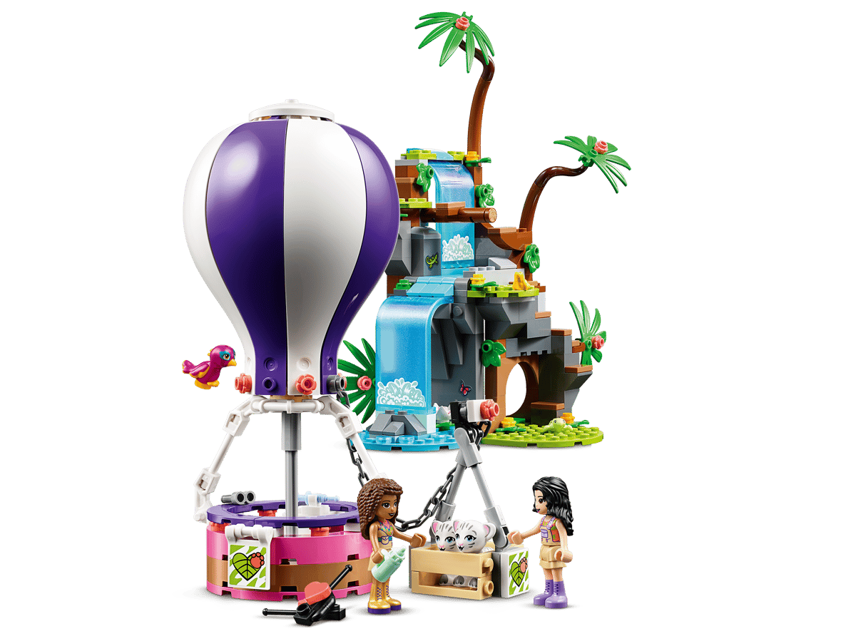 LEGO Friends Tijger reddingsactie met luchtballon in jungle - 41423