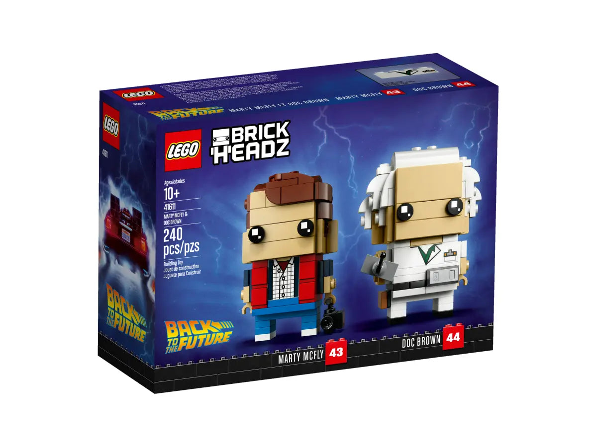 LEGO BrickHeadz Marty McFly en Doc Brown - 41611