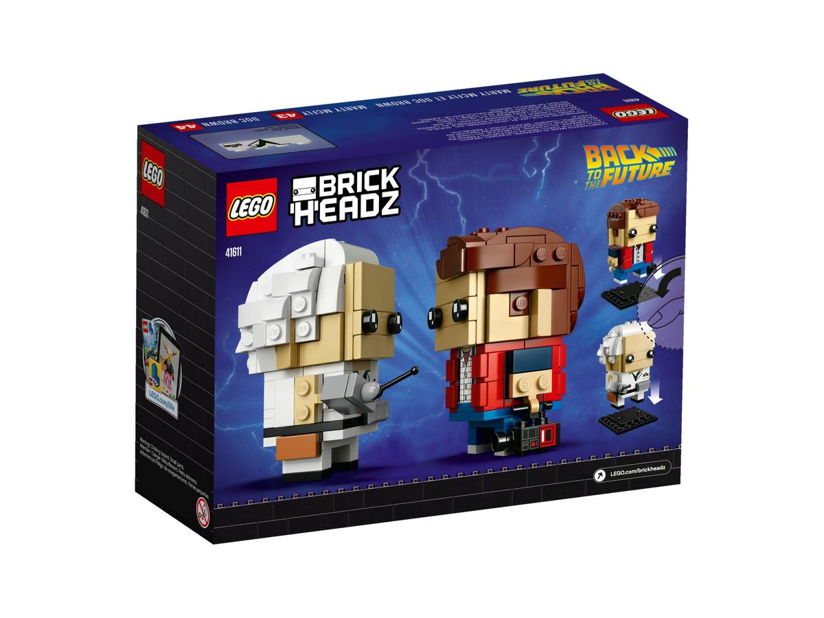LEGO BrickHeadz Marty McFly en Doc Brown - 41611