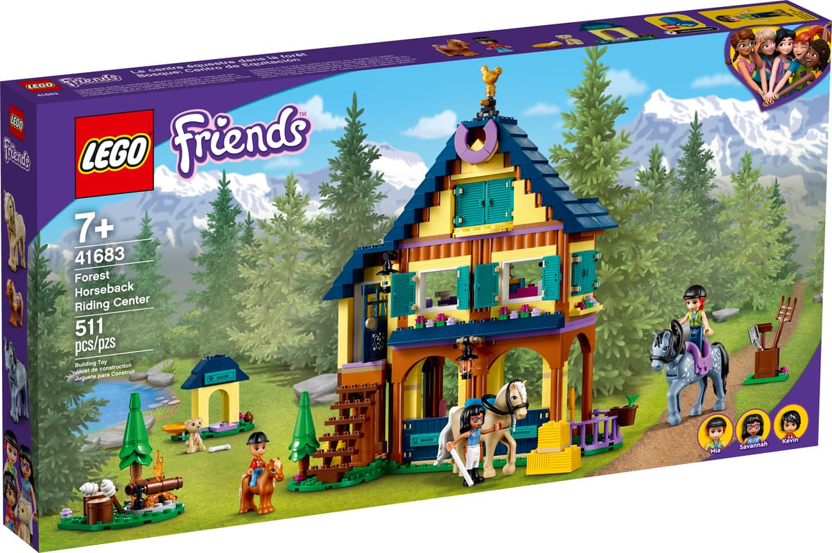LEGO Friends Paardrijbasis in het bos - 41683