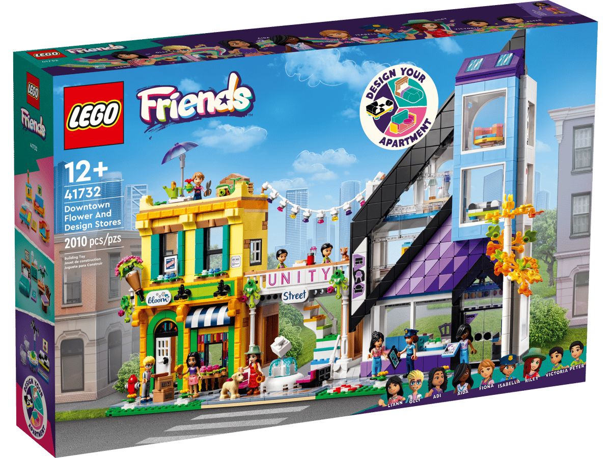 LEGO Friends Bloemen- en decoratiewinkel in de stad - 41732