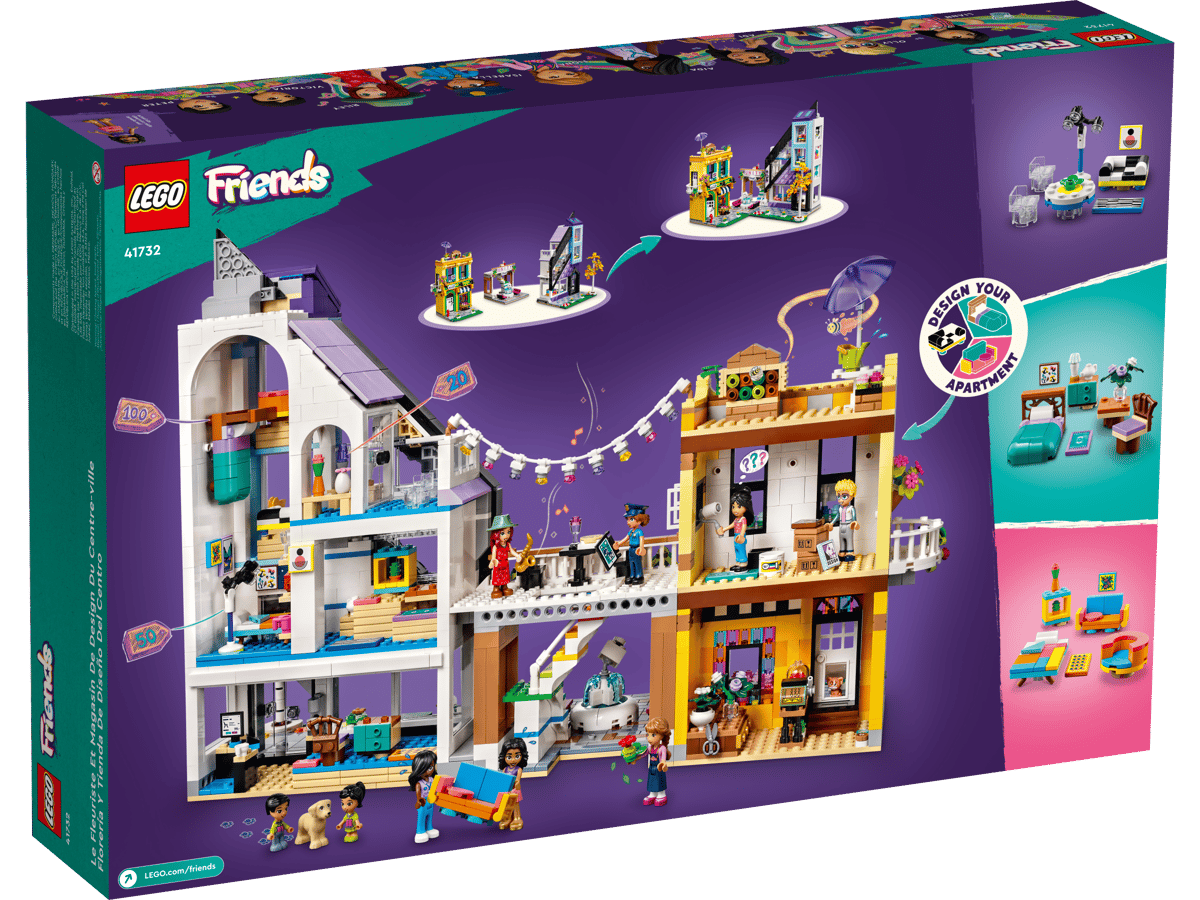 LEGO Friends Bloemen- en decoratiewinkel in de stad - 41732