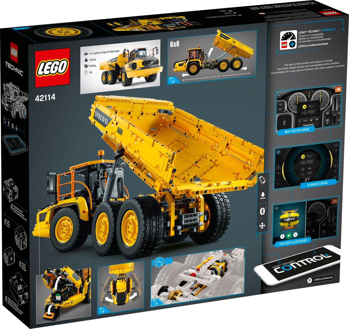 LEGO Technic 6x6 Volvo 6x6 Truck met kieptrailer - 42114