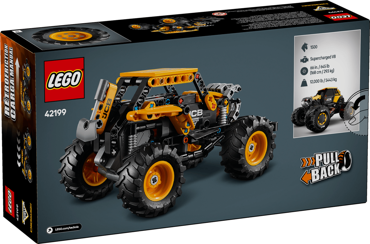 LEGO Technic Monster Jam DIGatron pull-back truck - 42199