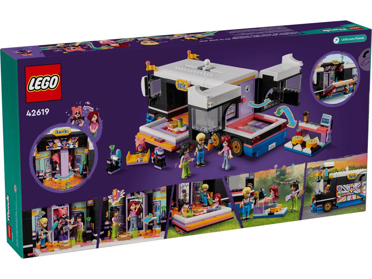 LEGO Friends Toerbus van popster - 42619