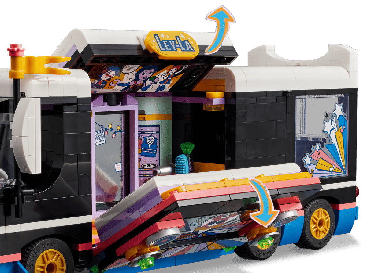 LEGO Friends Toerbus van popster - 42619