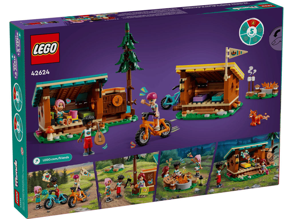 LEGO Friends Avonturenkamp knusse boshutten - 42624